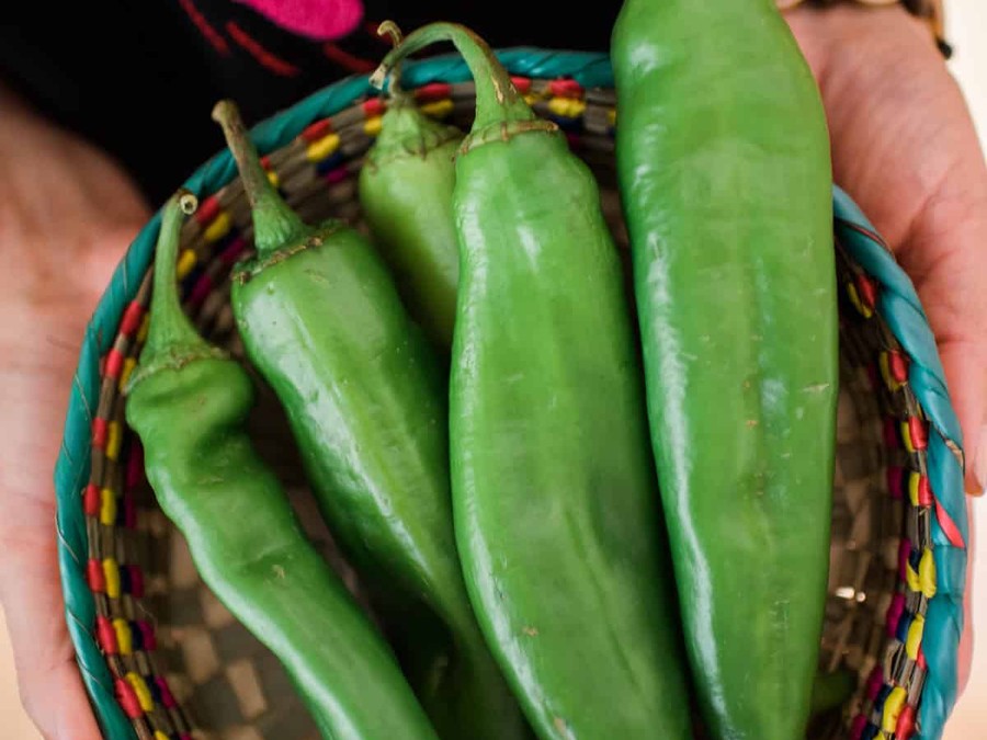 Green peppers